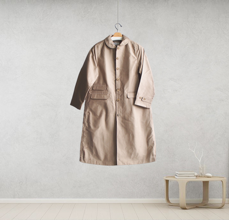 Mid-length trench coat