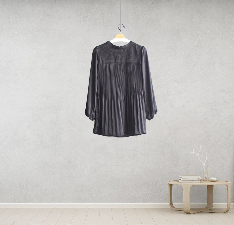 Chiffon shirt (black)