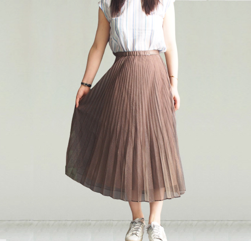 Pleated skirt